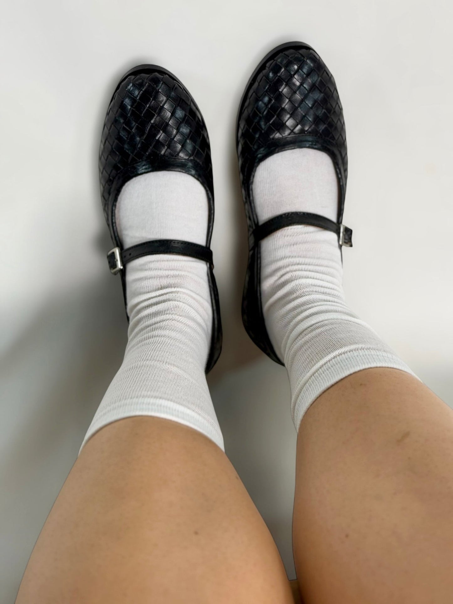 Fernanda Mary Janes – Artisanal Woven Leather Flats - Harmonica