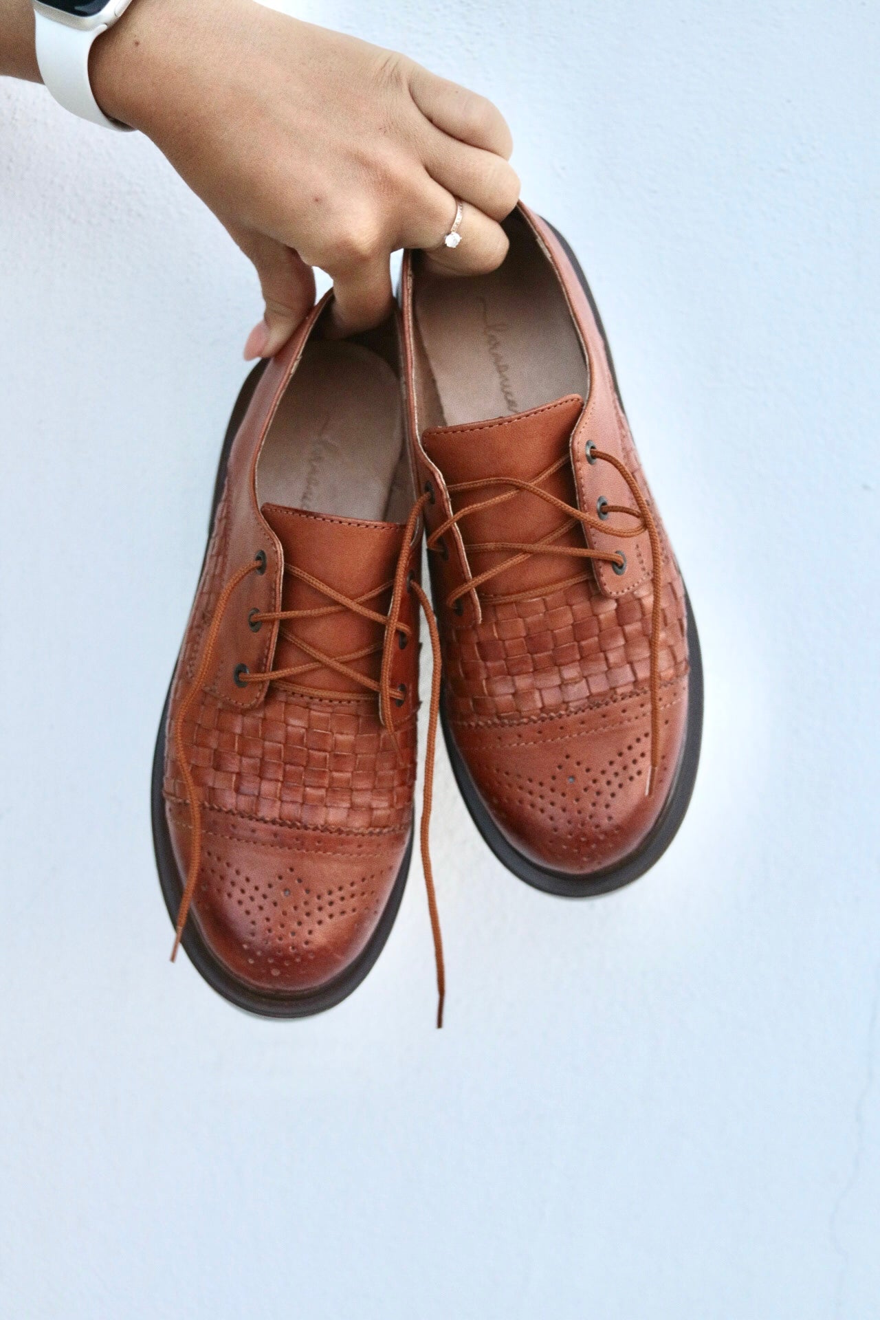 Tati Oxfords - Cognac