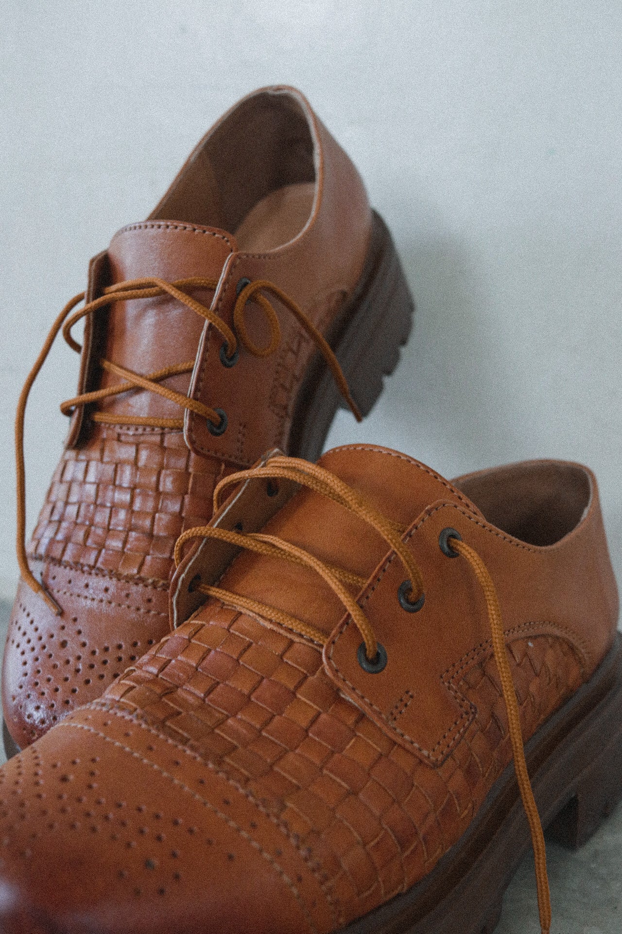 Tati Oxfords - Cognac
