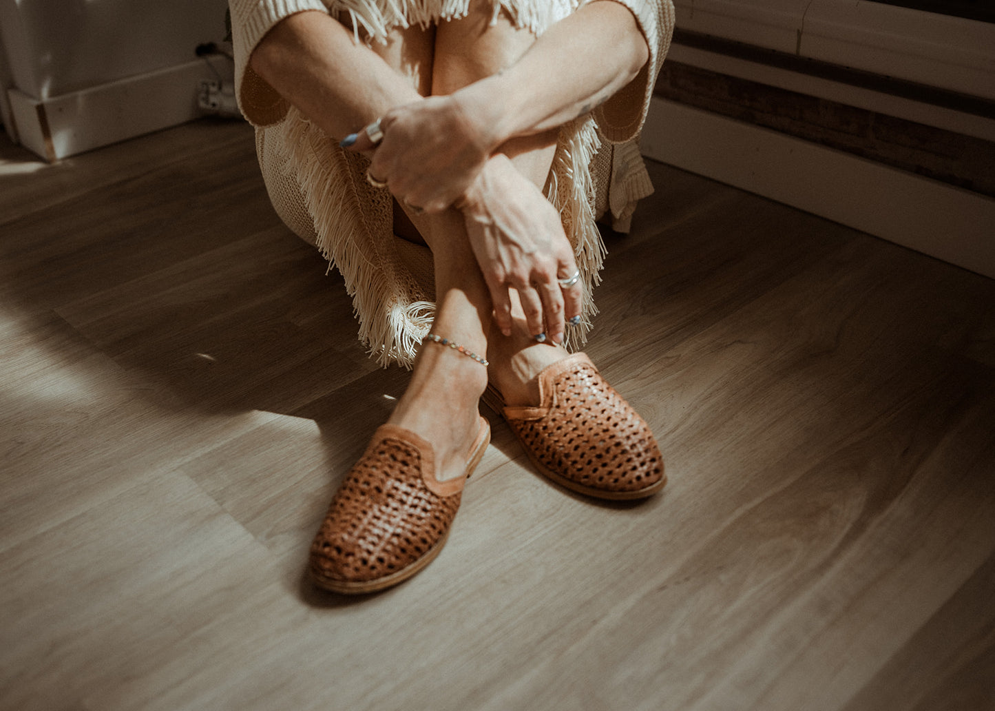 Trini Slip On Mule -Tan