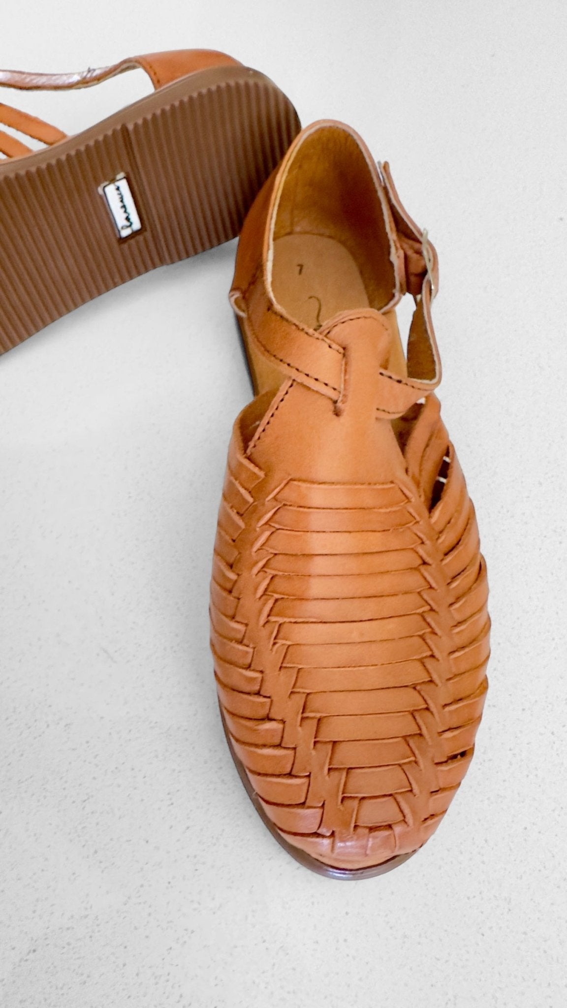 Alba - Mary Jane Strap Huarache - Harmonica