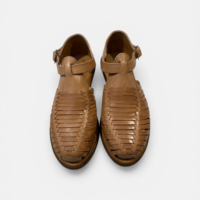 Alba - Mary Jane Strap Huarache - Tan - Harmonica