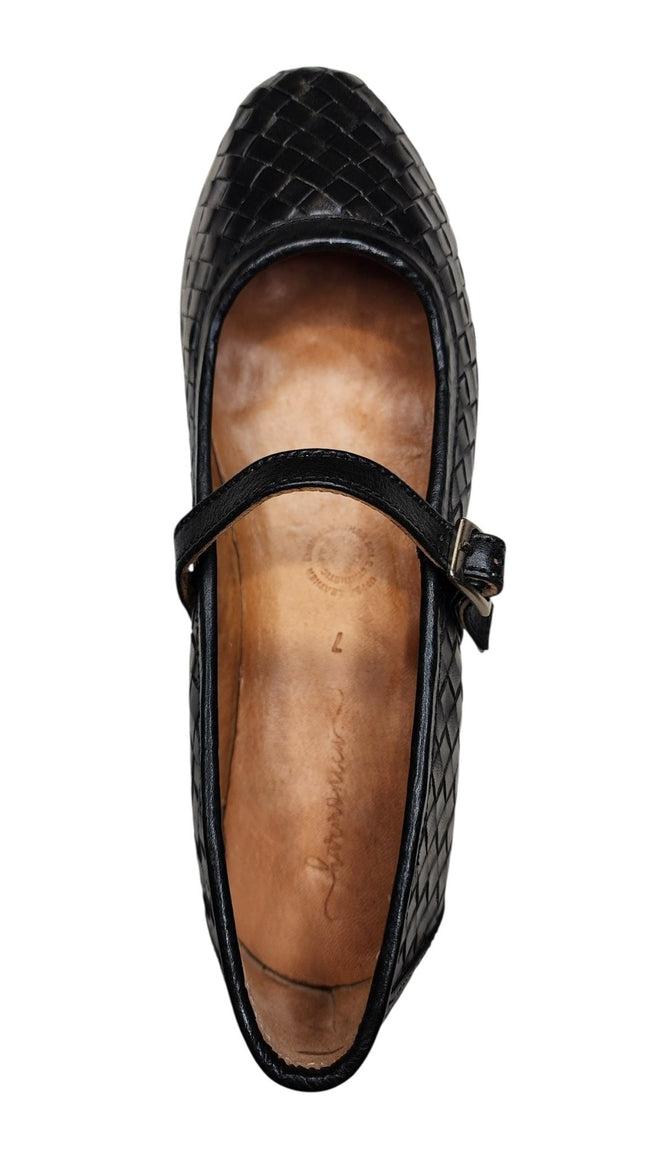 Fernanda Maryjanes – Woven Leather Elegance - Harmonica