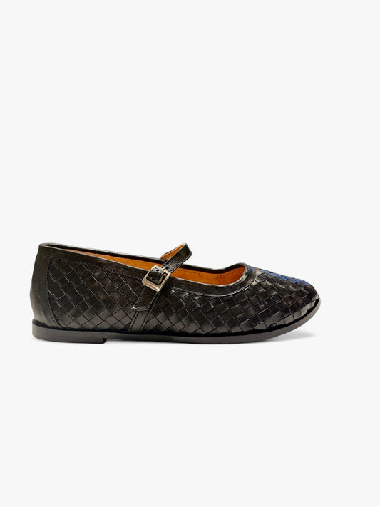 Fernanda Maryjanes – Woven Leather Elegance - Harmonica