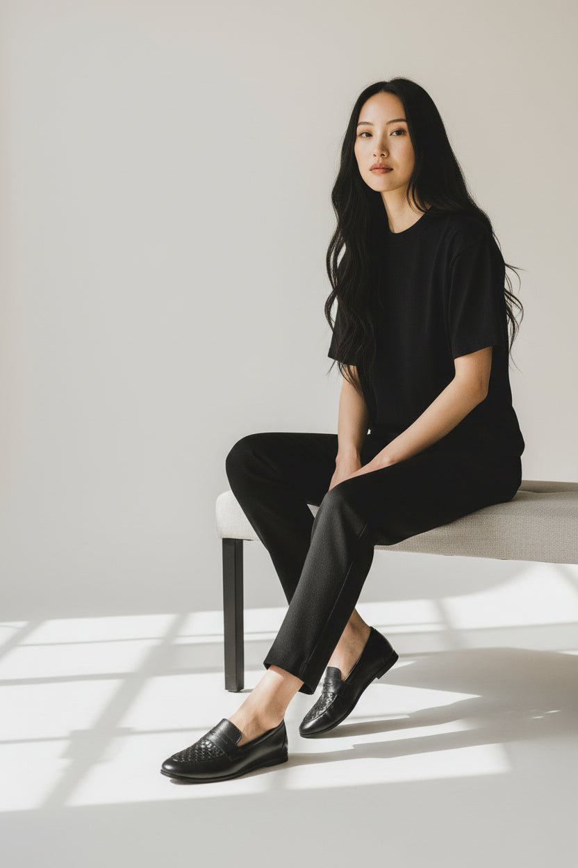 Sarah Loafers – Handwoven - Harmonica