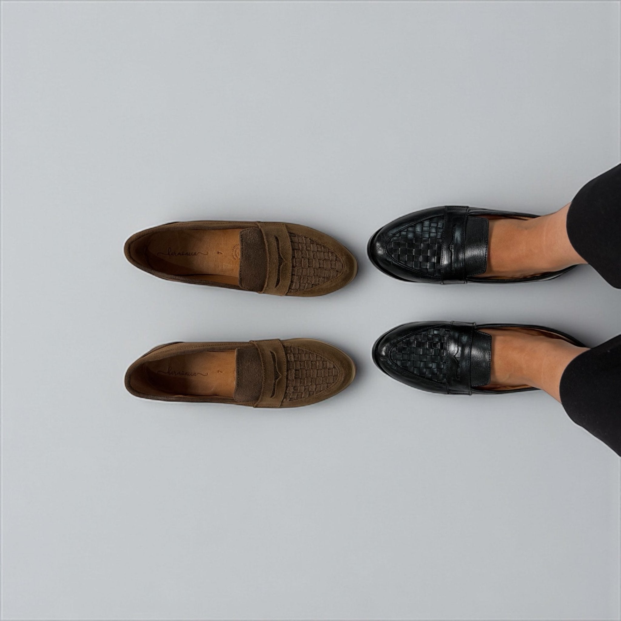 Sarah Loafers – Handwoven - Harmonica