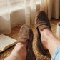 Sarah Suede Loafers – Handwoven - Harmonica