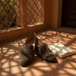 Sarah Suede Loafers – Handwoven - Harmonica