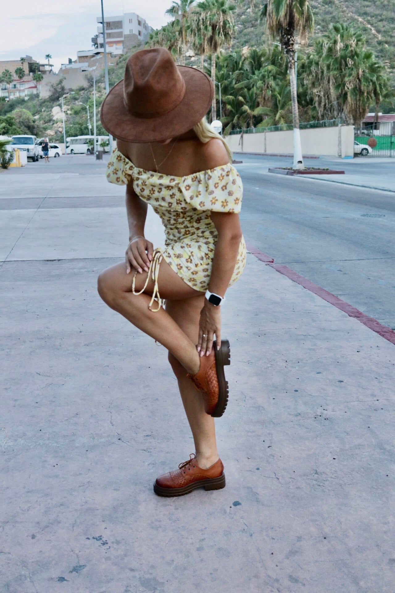 Tati Oxfords - Cognac - Harmonica