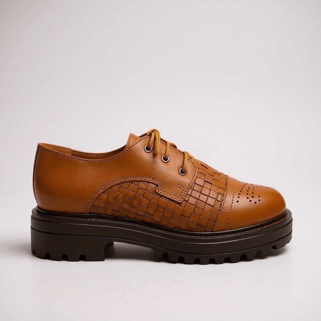 Tati Oxfords - Cognac - Harmonica