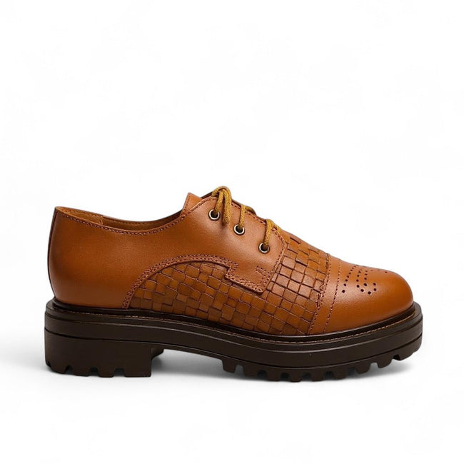 Tati Oxfords - Cognac - Harmonica