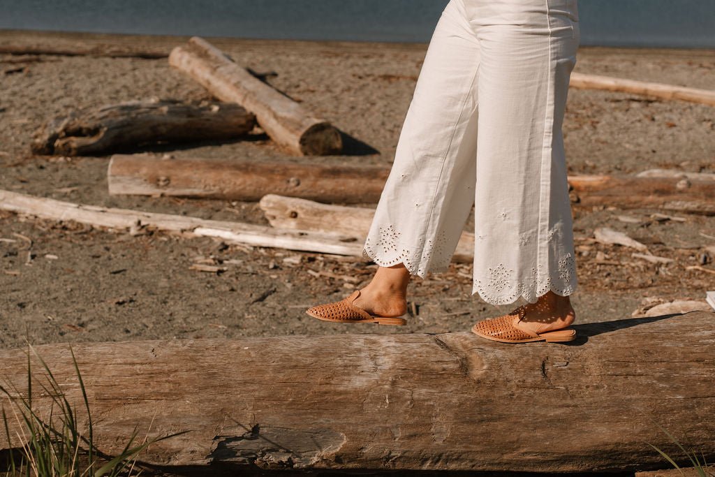 Trini Slip On Mule - Tan - Harmonica