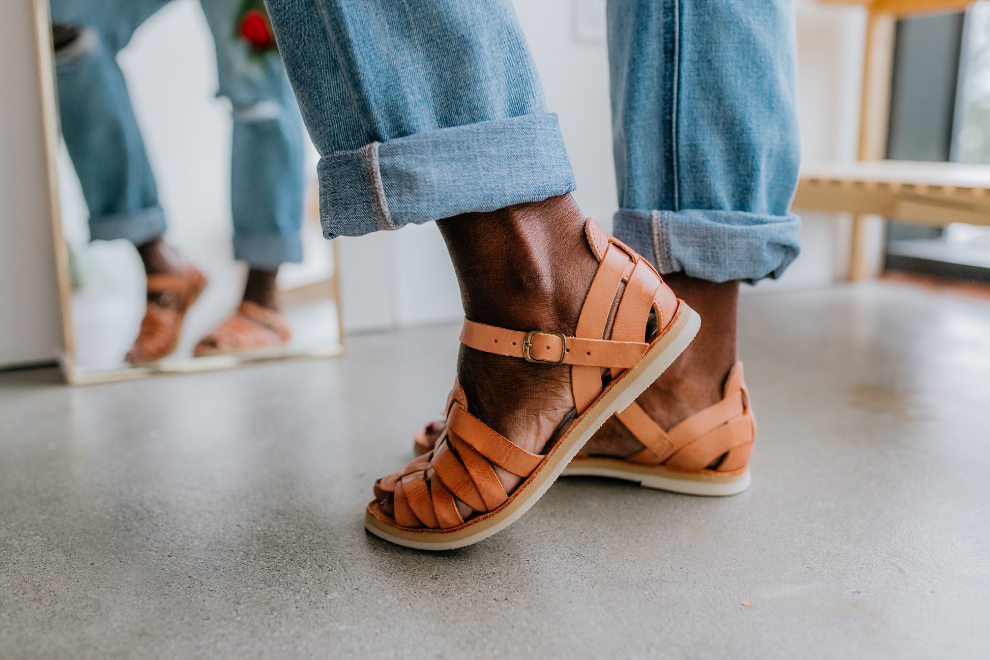 Larissa Open Toed Huarache - Harmonica