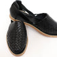 Karina Handwoven Flats - Black - Harmonica