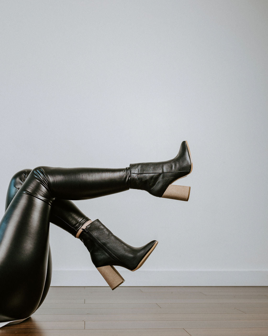 Valentina Ankle Boots - True Black - Harmonica