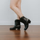 Victoria Cowgirl Bootie - Jet Black - Harmonica