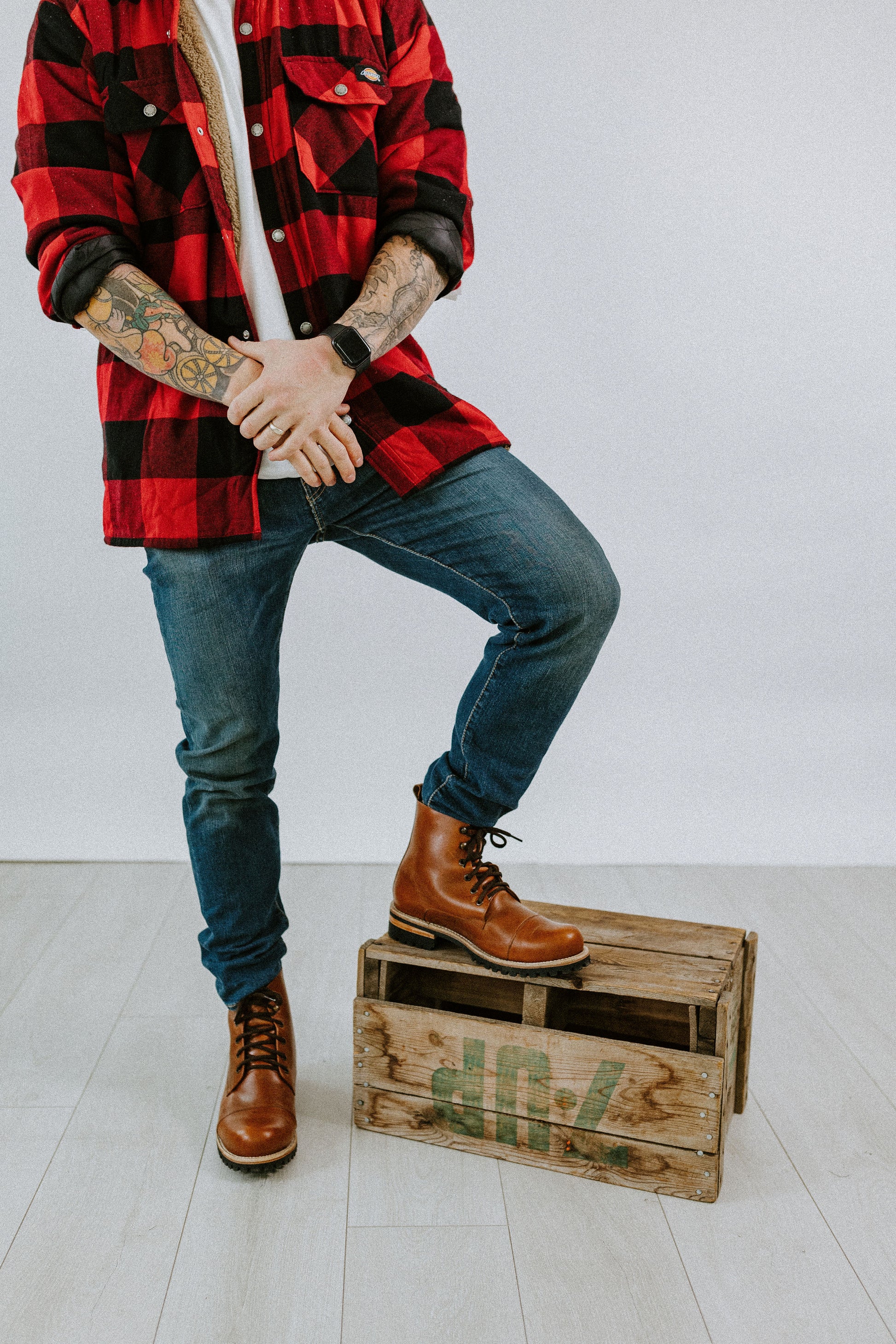 Don Carlo Lace Up Boots - Brown - Harmonica