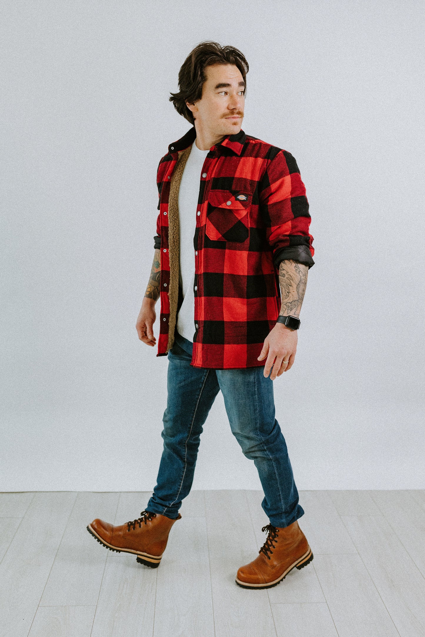 Don Carlo Lace Up Boots - Brown - Harmonica