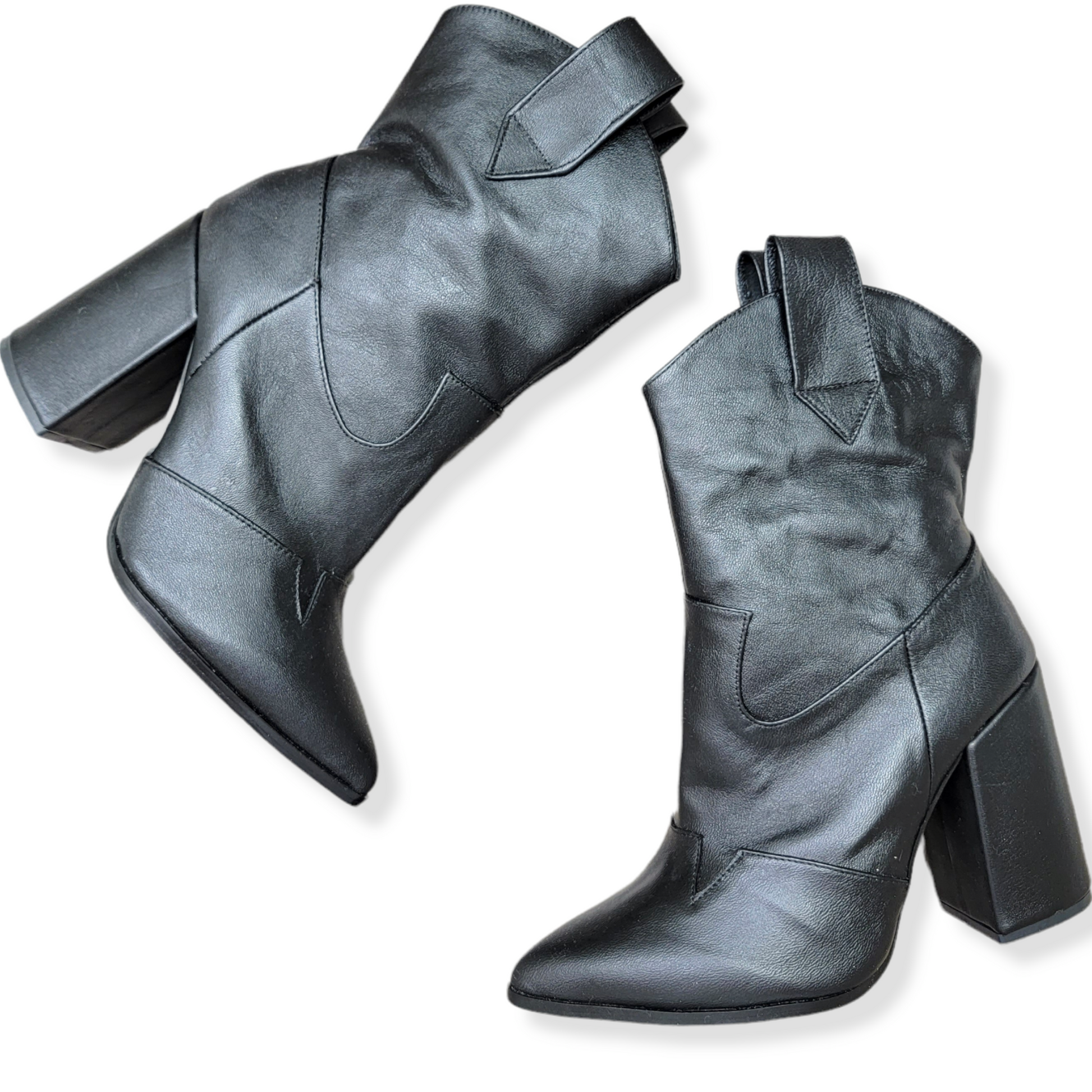 Lili Ankle Boots - True Black - Harmonica