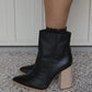 Valentina Ankle Boots -  True Black