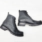 MEN Collection - Don Carlo Lace Up Boots - Black Matte - Harmonica