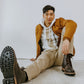 MEN Collection - Don Carlo Lace Up Boots - Brown Matte - Harmonica