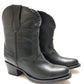 Victoria Cowgirl Bootie - Jet Black - Harmonica
